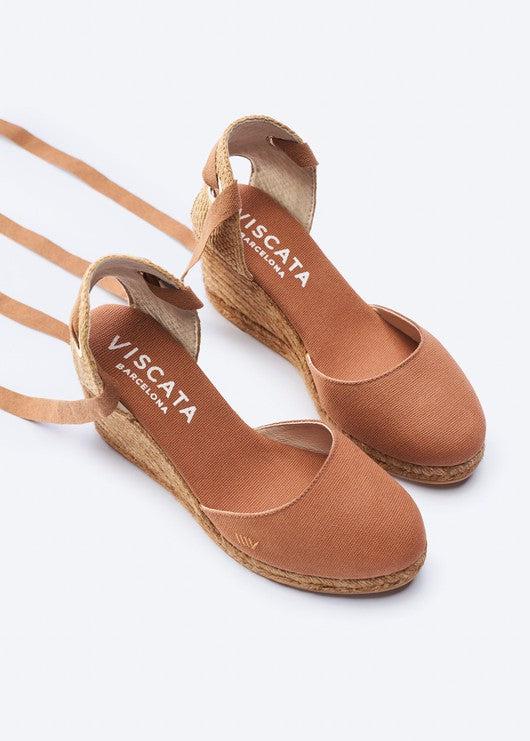 Sagaro Limited Edition Canvas Espadrille Wedges