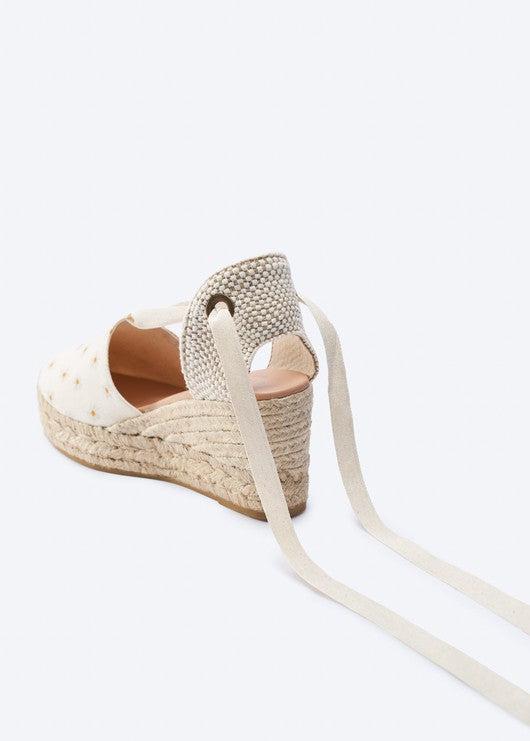 Bisbe Limited Edition Canvas Espadrille Platform Wedges