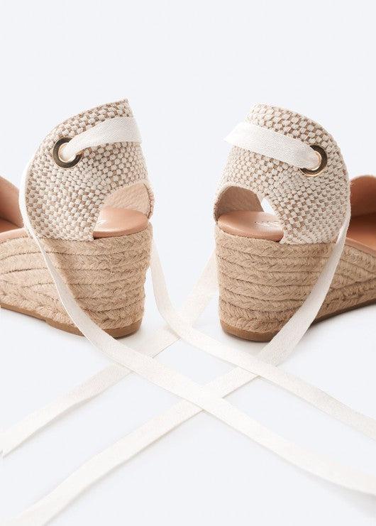 Gava Limited Edition Canvas Espadrille Wedges