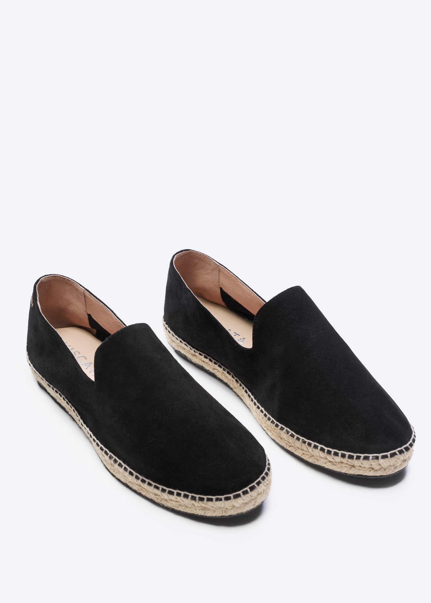 Capsasal Black Suede Slippers