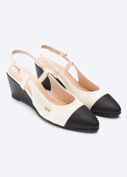 Tivoli Leather Wedges