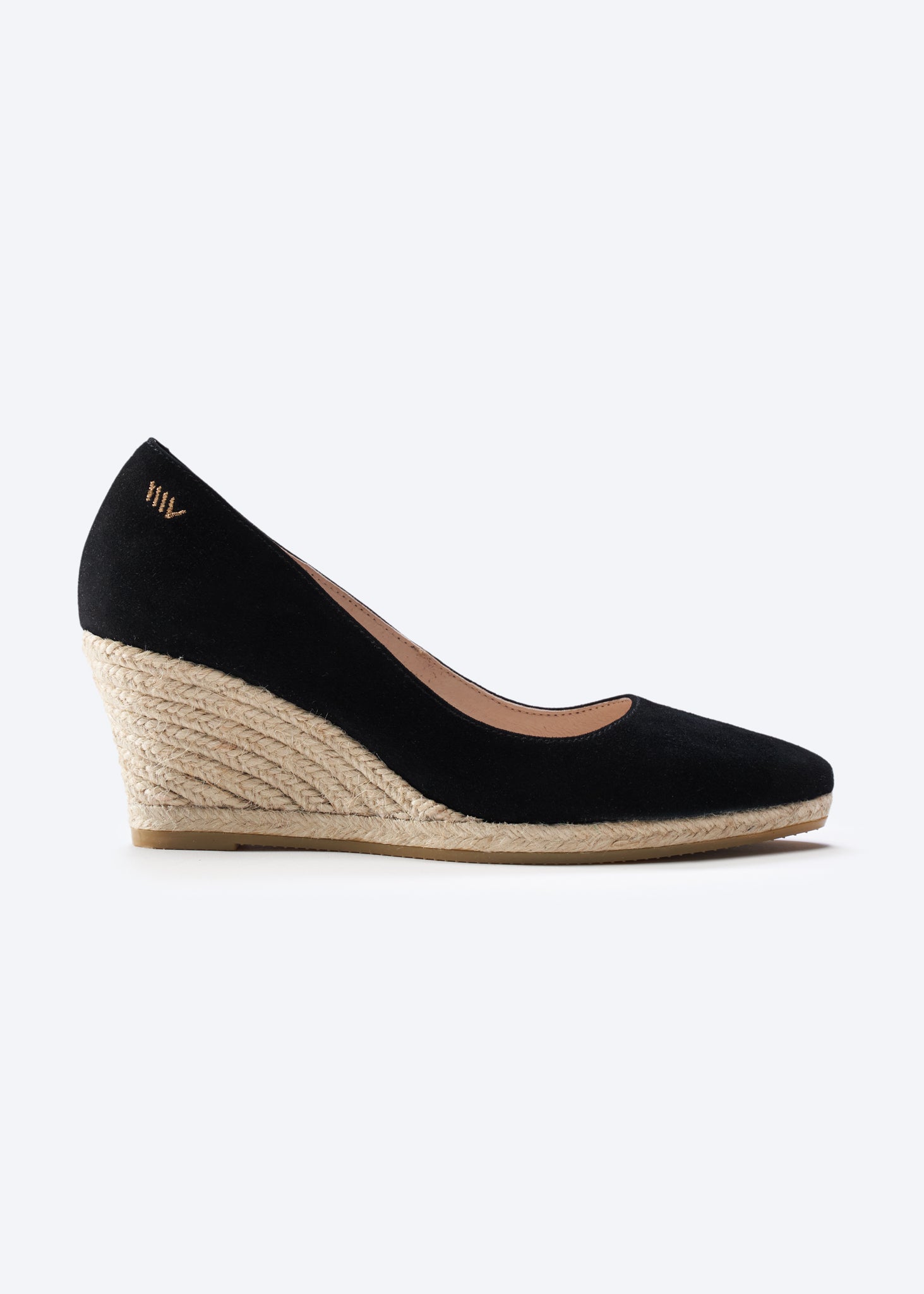 Black wedge espadrilles closed toe online