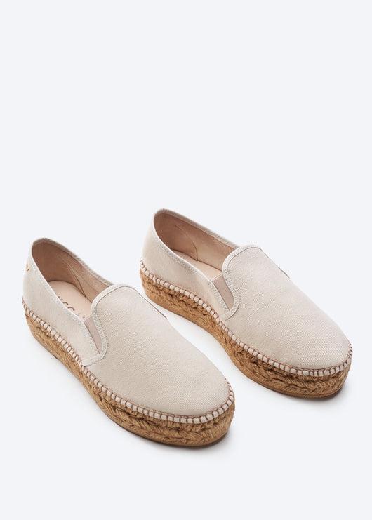 Castell Canvas Espadrille Platforms