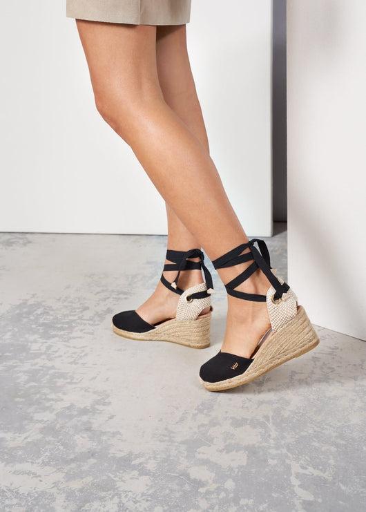 Gava Canvas Espadrille Wedges