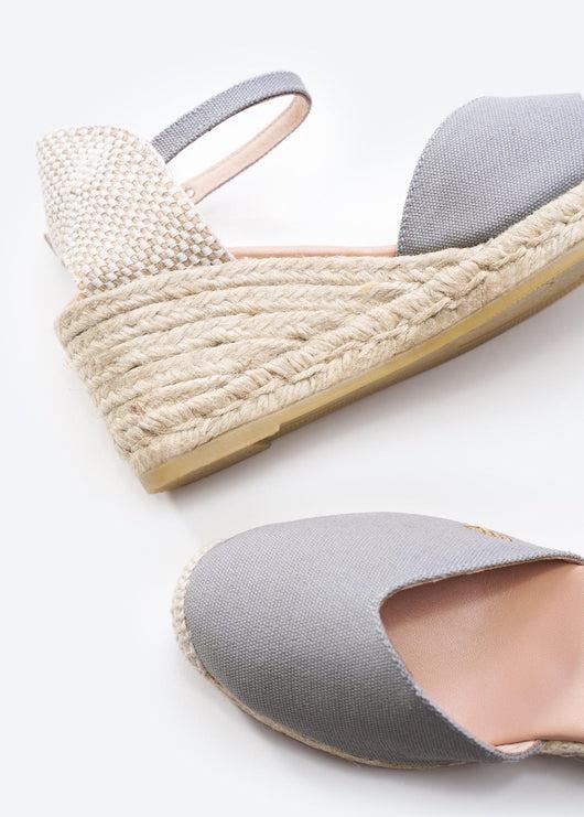 Reus Canvas Espadrille Wedges