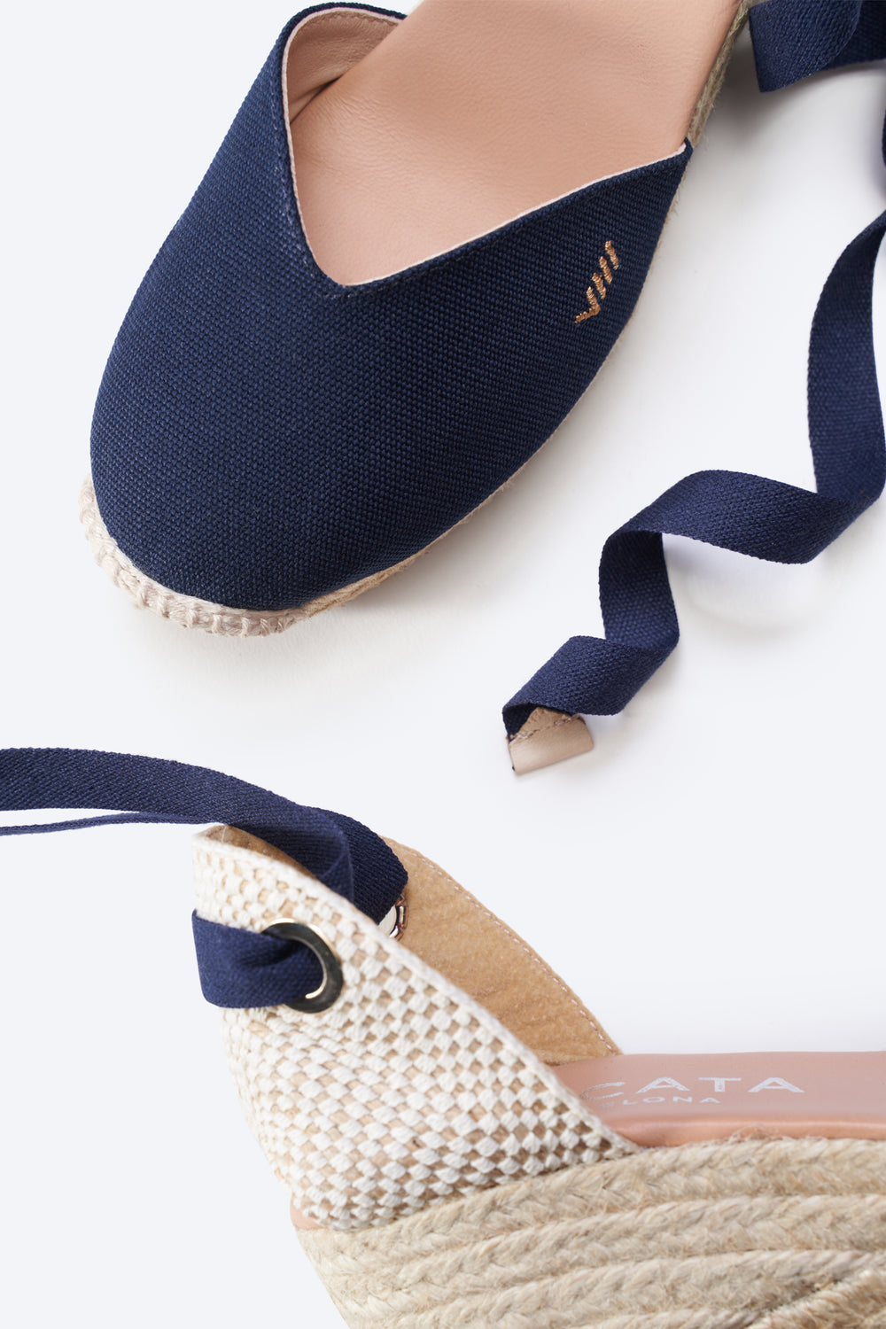 Gava Canvas Espadrille Wedges