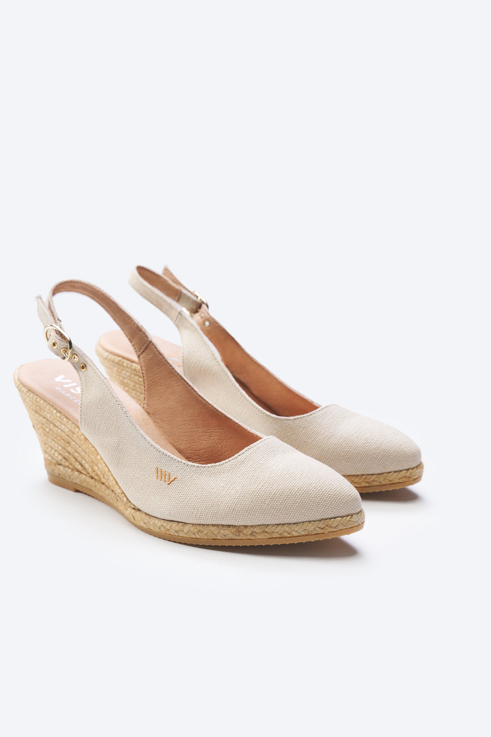 Palomera Canvas Espadrille Wedges