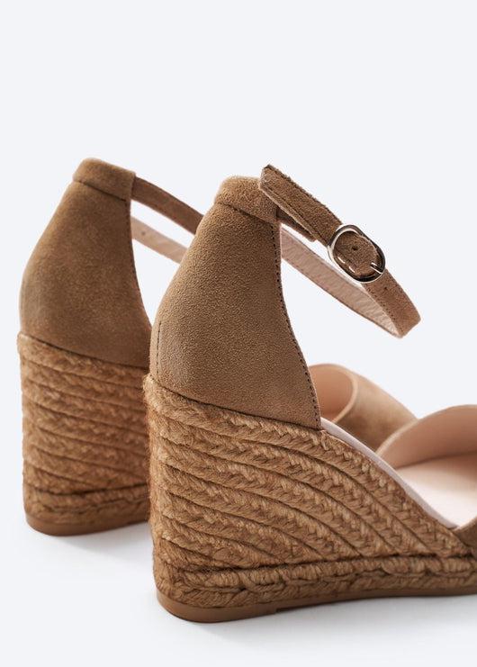 Caprubi Suede Espadrille Sandal Wedges