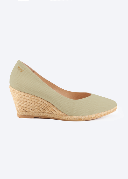 Roses Canvas Sand Espadrilles