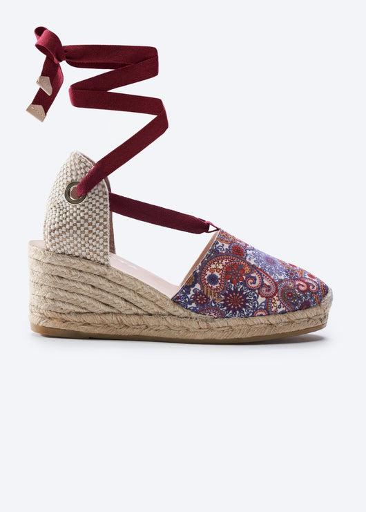 Escala Limited Edition Canvas Espadrille Wedges