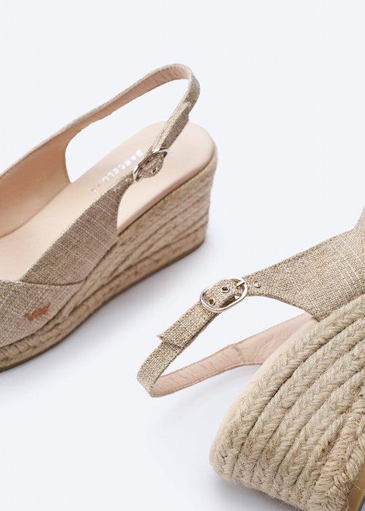 Llansa Limited Edition Canvas Espadrille Sandal Wedges