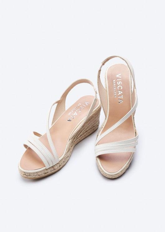 Ona Leather Espadrille Sandal Wedges