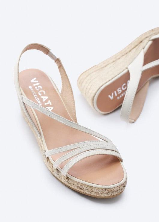 Ona Leather Espadrille Sandal Wedges