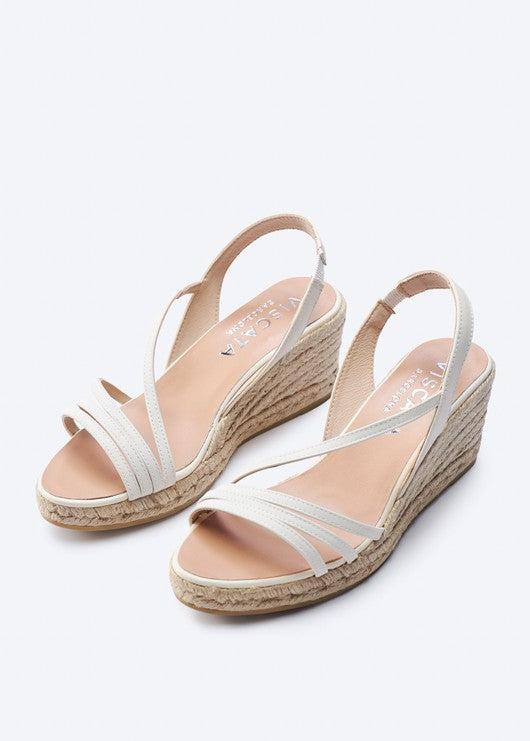 Ona Leather Espadrille Sandal Wedges