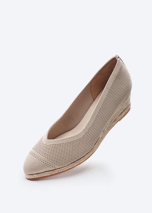 Riba Elastic Espadrille Wedges