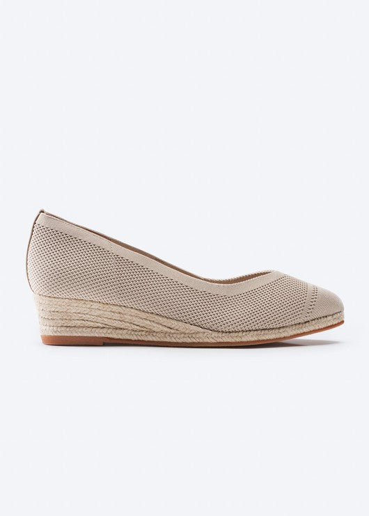 Riba Elastic Espadrille Wedges