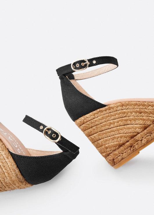 Estartit Canvas Espadrille Wedges