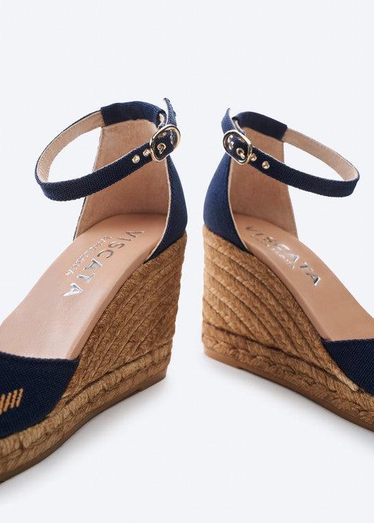 Estartit Canvas Espadrille Wedges