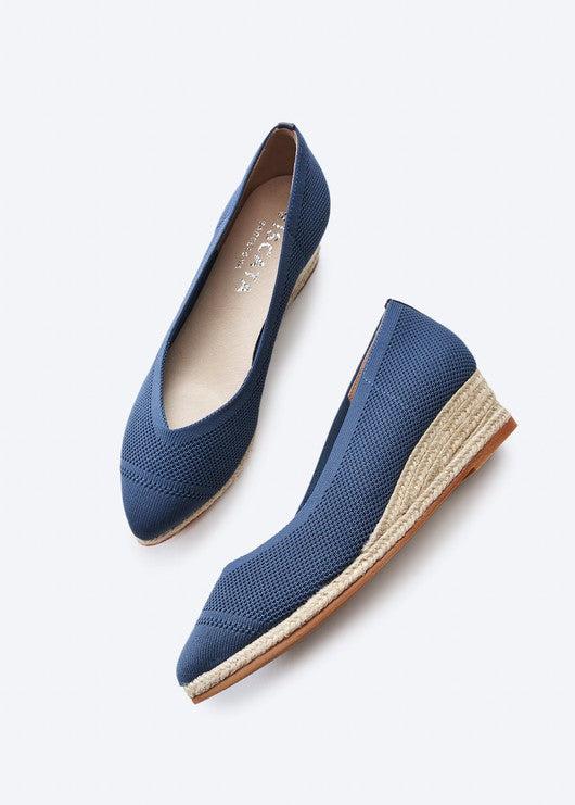 Riba Elastic Espadrille Wedges