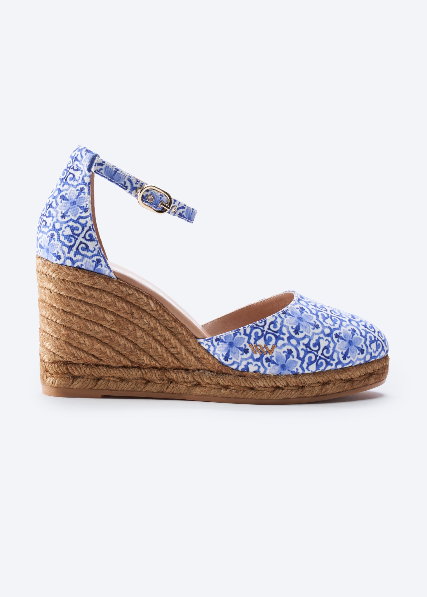 Free Shipping - Authentic Espadrilles for Women - Tamarita Eco Canvas Vegan Espadrille Wedges - outlets Navy