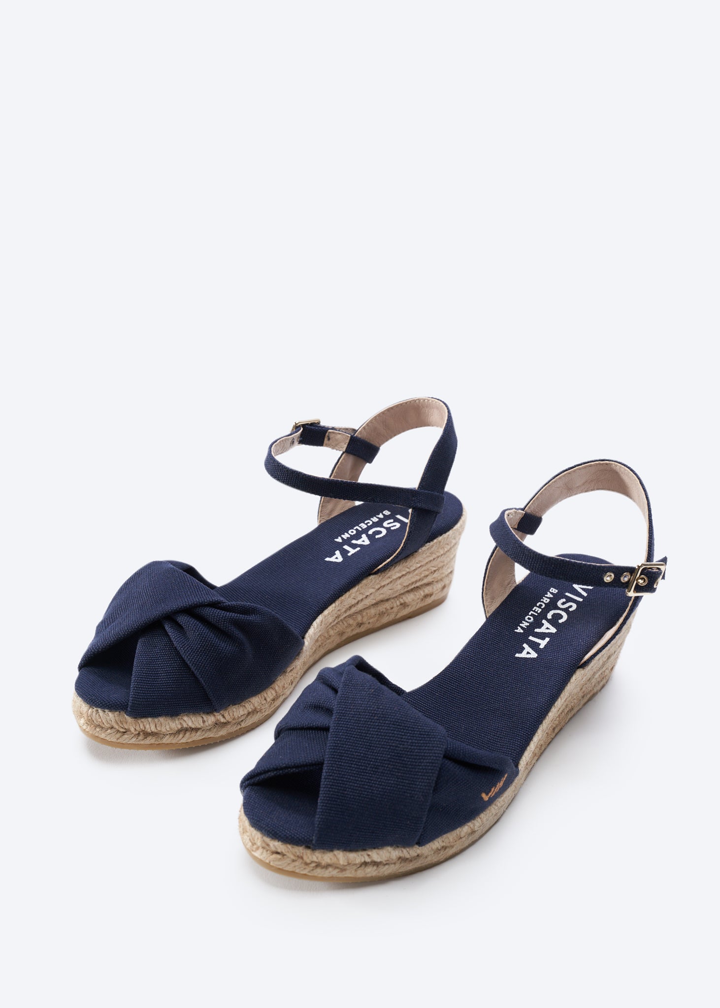 Navy peep toe wedge sandals best sale