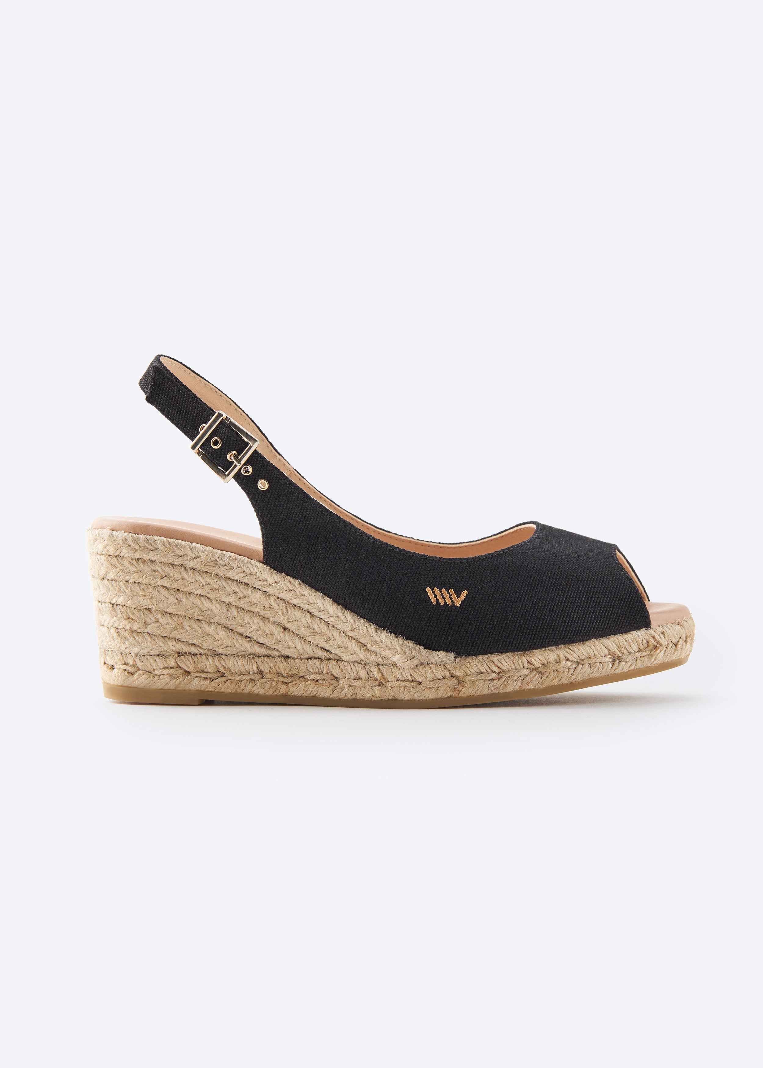 Gavina Canvas Espadrille Sandal Wedges