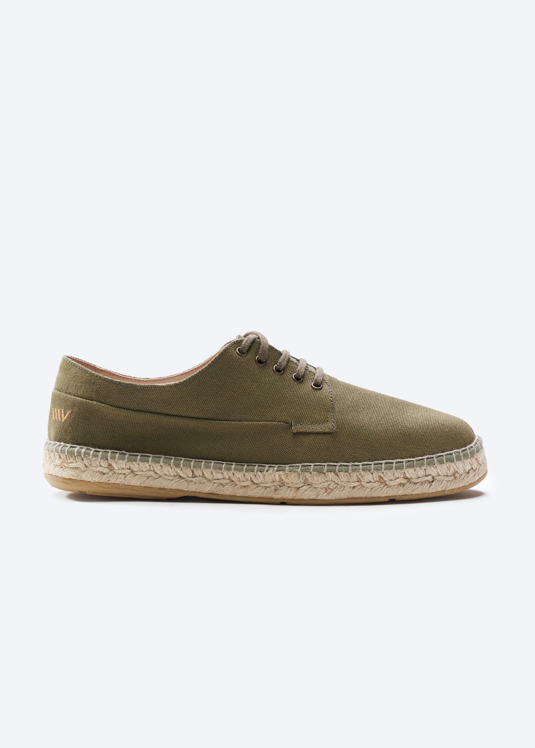 Pol Limited Edition Olive Canvas Cord Laces Men Espadrilles