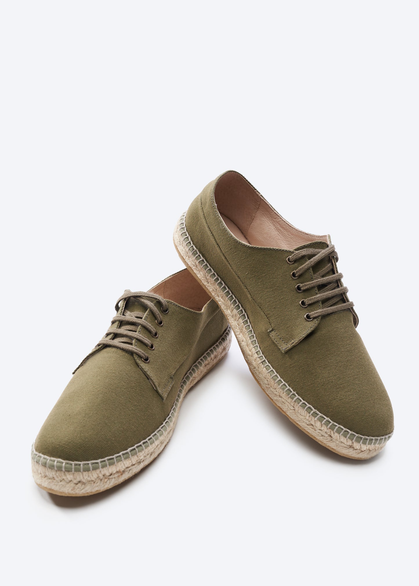 Pol Limited Edition Olive Canvas Cord Men Espadrilles