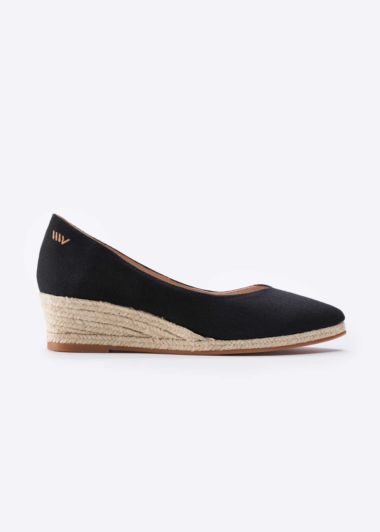 Black low heel espadrilles online