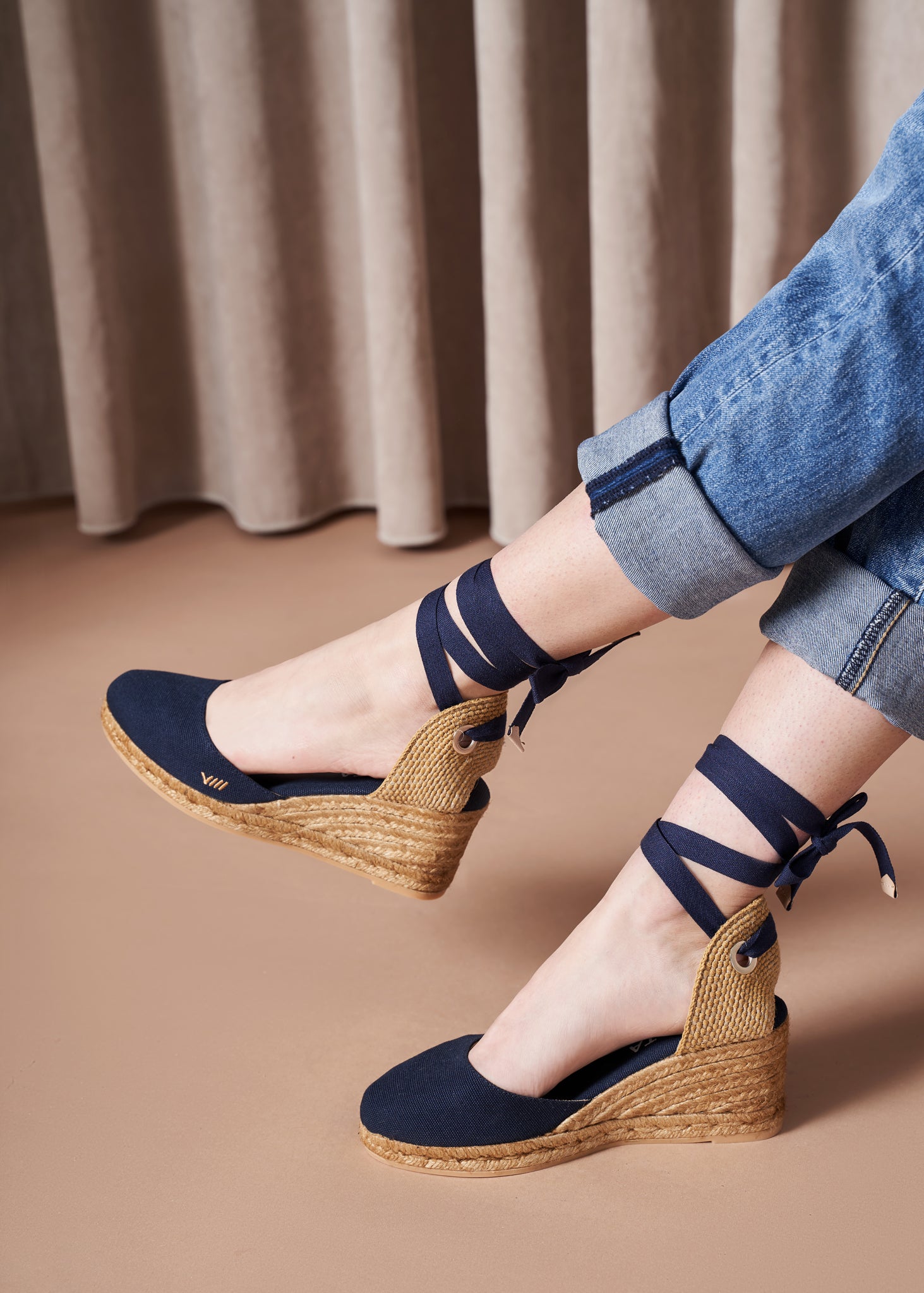 Blue espadrilles online