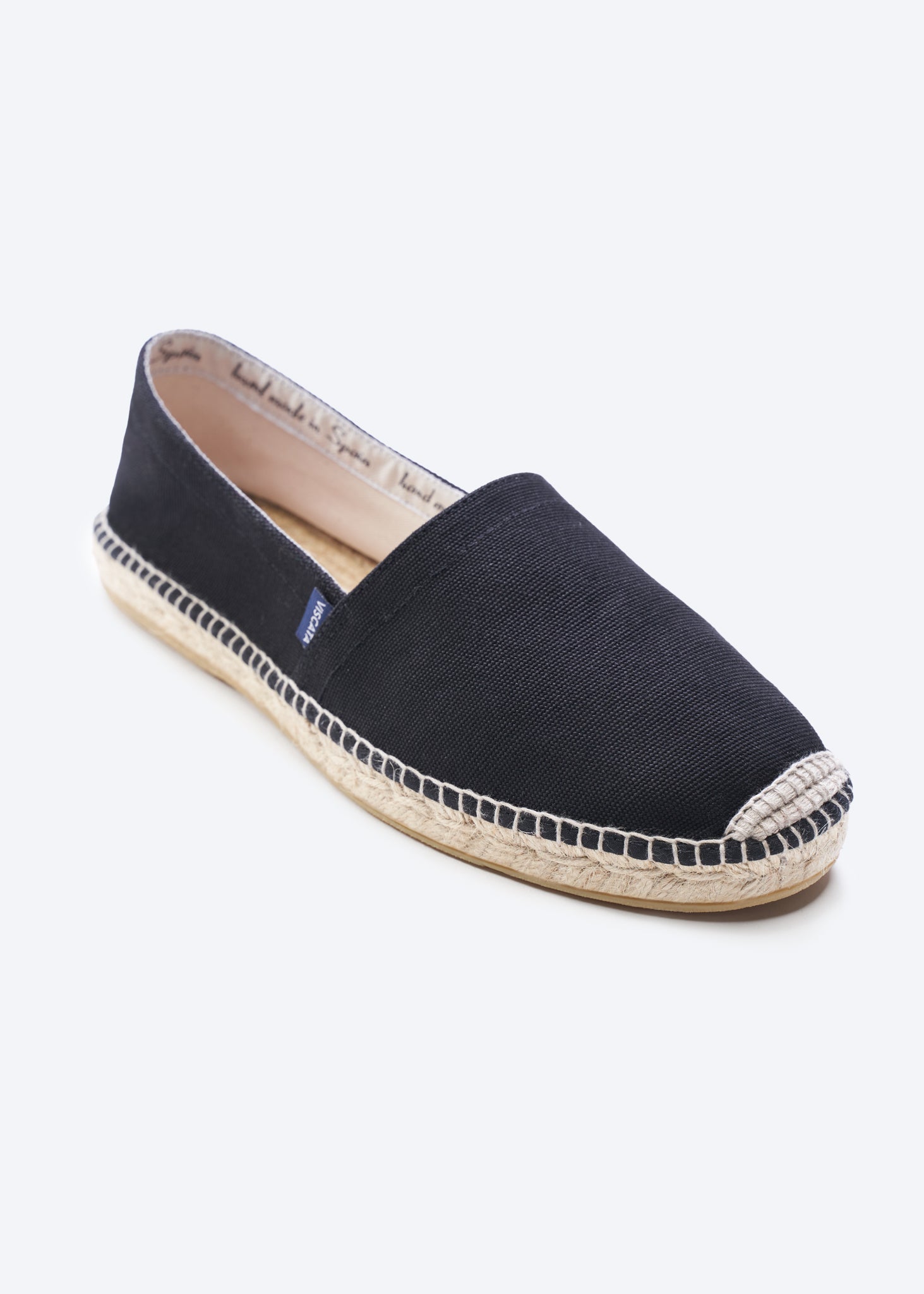 Viscata Barcelona Mens EU 45 US 12 good Navy Sitges Canvas Espadrille Slip On Shoes