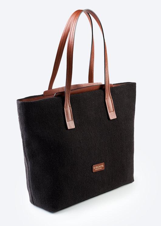 Cassis Canvas Shoulder Handbag