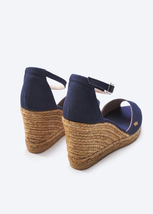 Aiguafreda Canvas Espadrille Sandal Wedges