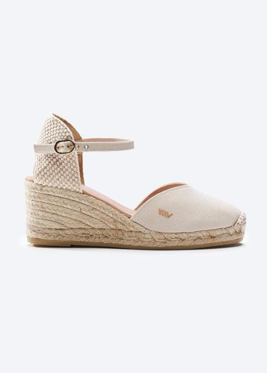 Reus Canvas Espadrille Wedges