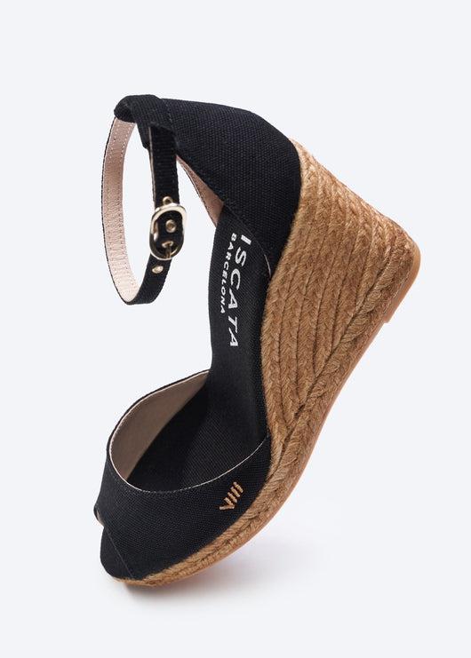 Aiguafreda Canvas Espadrille Sandal Wedges