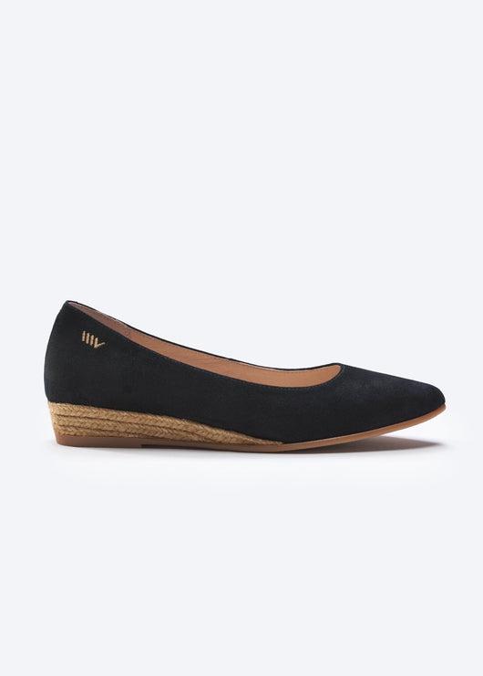 Rubina Suede Espadrille Flats