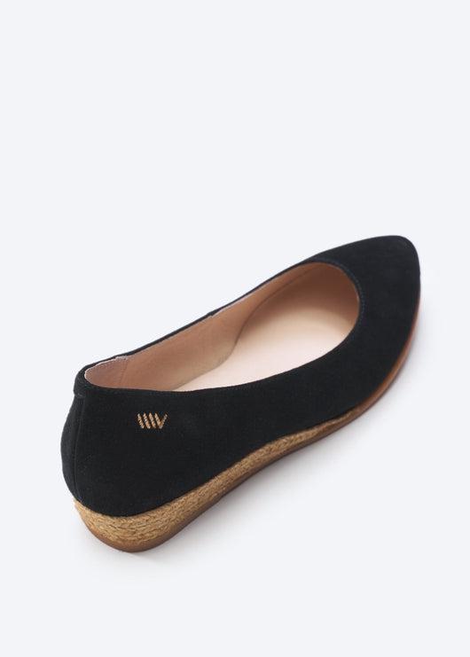 Rubina Suede Espadrille Flats