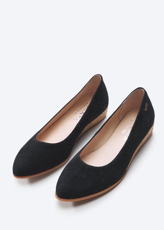 Rubina Suede Espadrille Flats