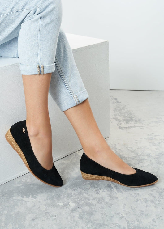 Rubina Suede Espadrille Flats