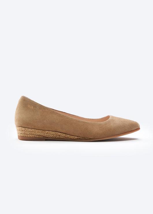 Rubina Suede Espadrille Flats