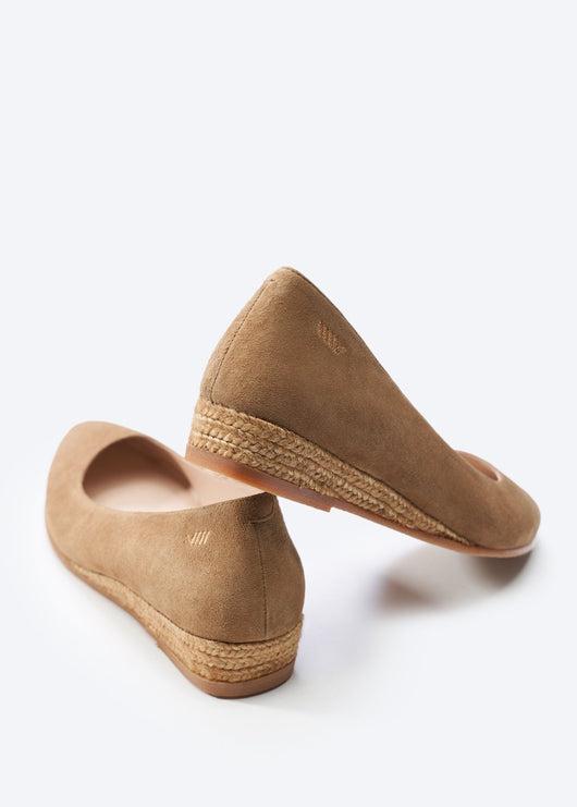 Rubina Suede Espadrille Flats