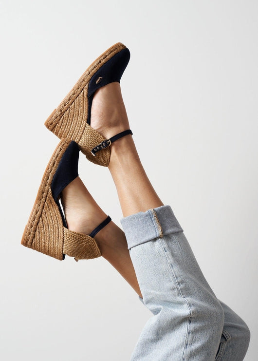 Satuna Canvas Espadrille Wedges