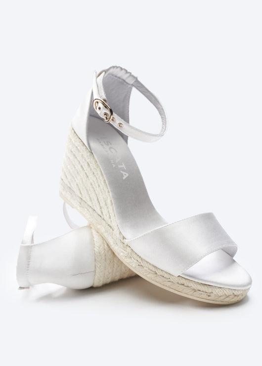 Salguer Silk Espadrille Sandal Wedges