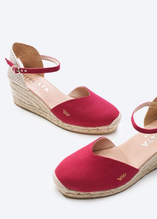 Reus Limited Edition Canvas Espadrille Wedges