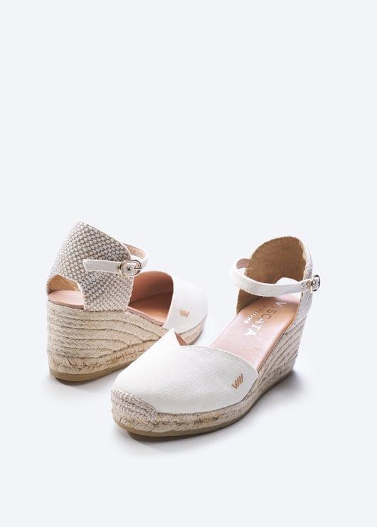 Reus Limited Edition Canvas Espadrille Wedges