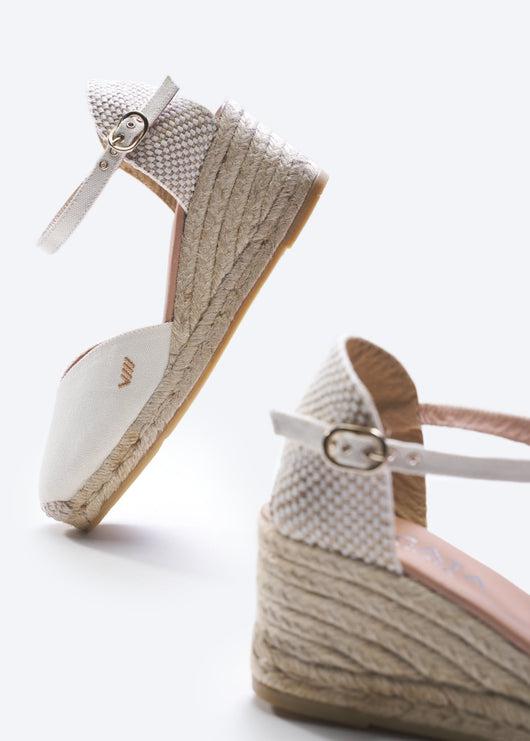 Reus Limited Edition Canvas Espadrille Wedges