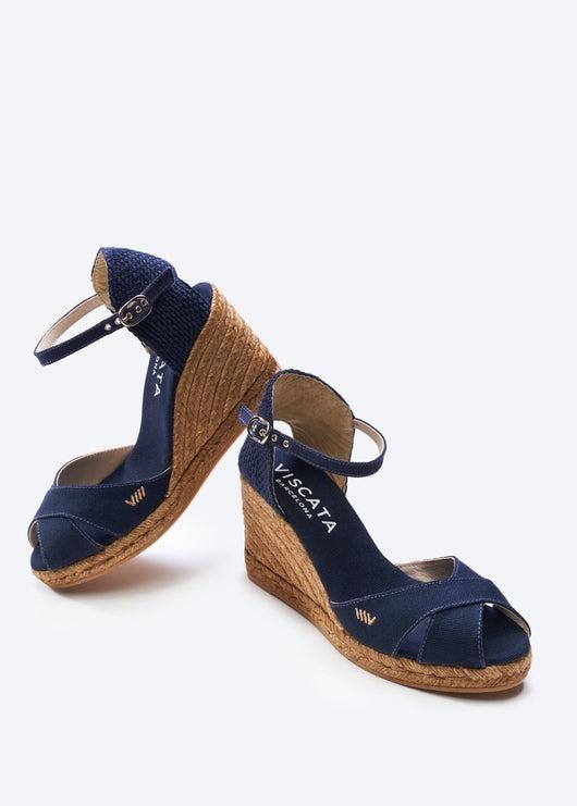 Aiguablava Canvas Espadrille Sandal Wedges