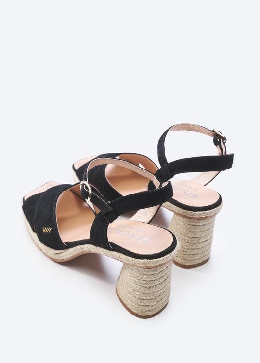 Xelida Suede Espadrille Sandal Heels