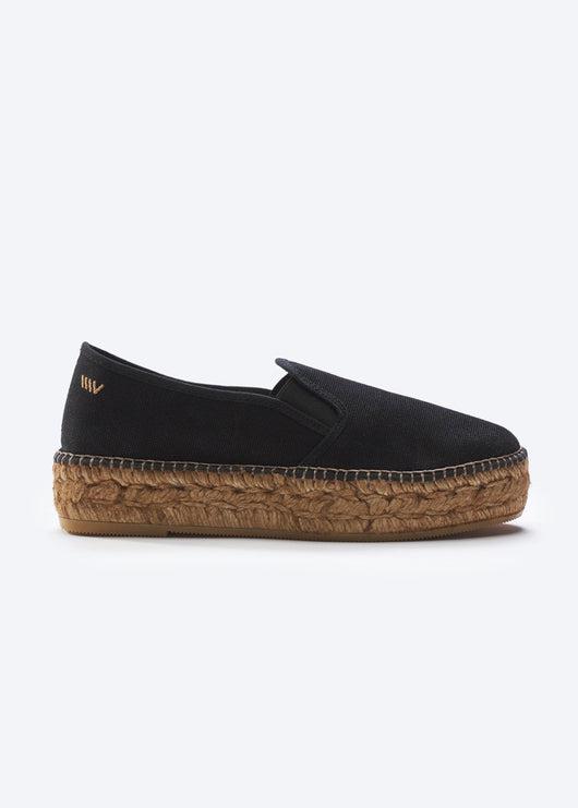 Castell Canvas Espadrille Platforms