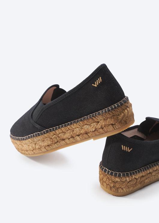 Castell Canvas Espadrille Platforms